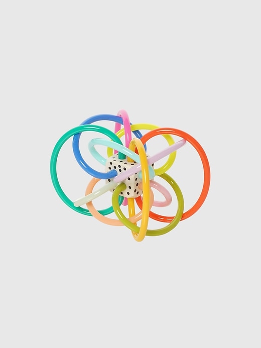 Image number 3 showing, Winkel Colorpop Rattle and Sensory Teether Toy