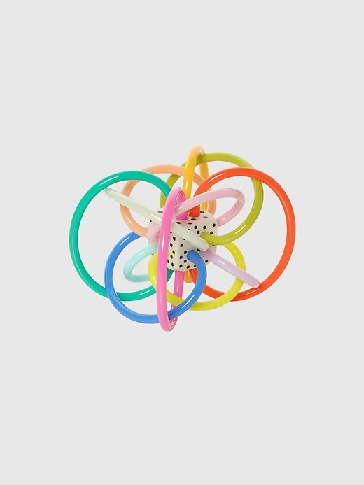 Image number 4 showing, Winkel Colorpop Rattle and Sensory Teether Toy