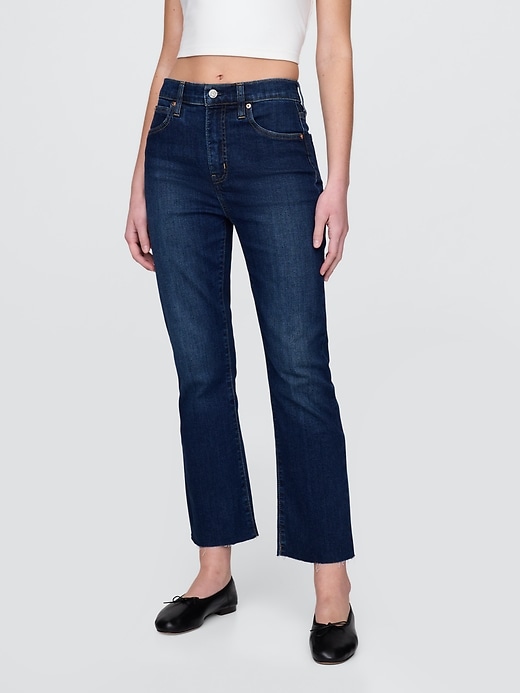 Image number 2 showing, High Rise Kick Fit Jeans