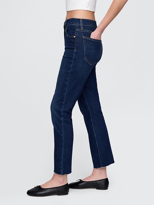 Image number 3 showing, High Rise Kick Fit Jeans