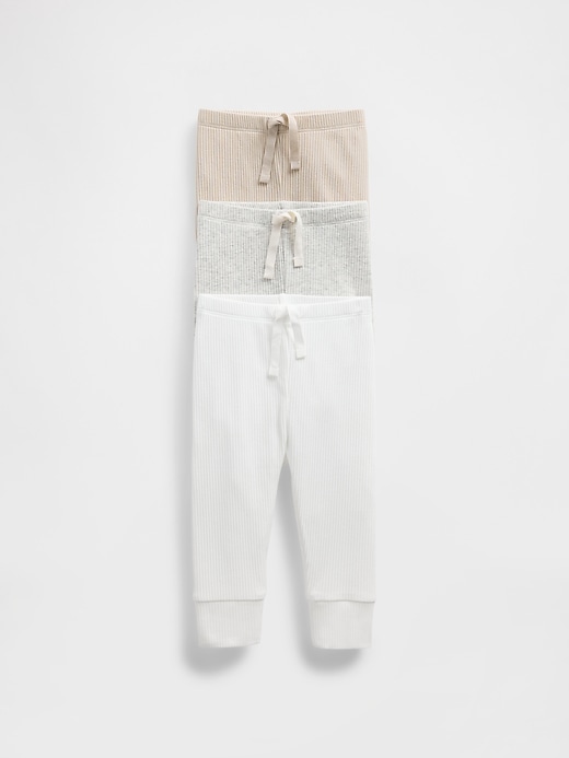 Image number 6 showing, Baby First Favorites TinyRib Pants (3-Pack)