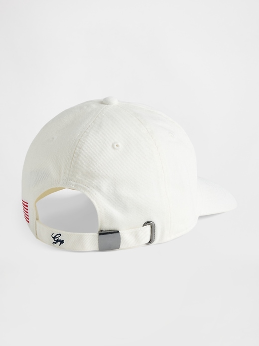 Image number 2 showing, Gap Americana Logo Denim Baseball Hat