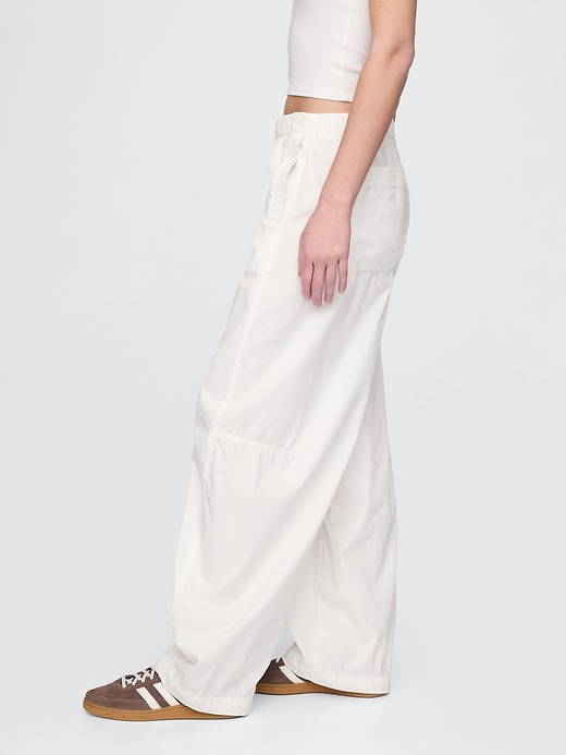 Image number 3 showing, Low Rise Barrel Parachute Pants