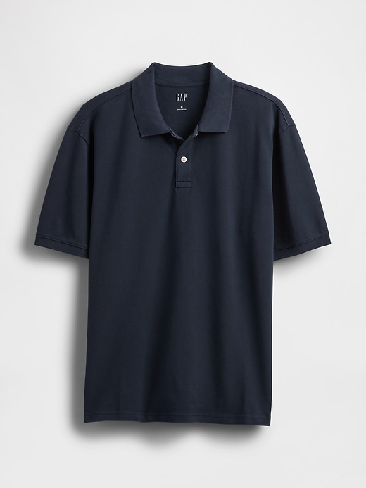 Image number 5 showing, Relaxed Pique Polo Shirt