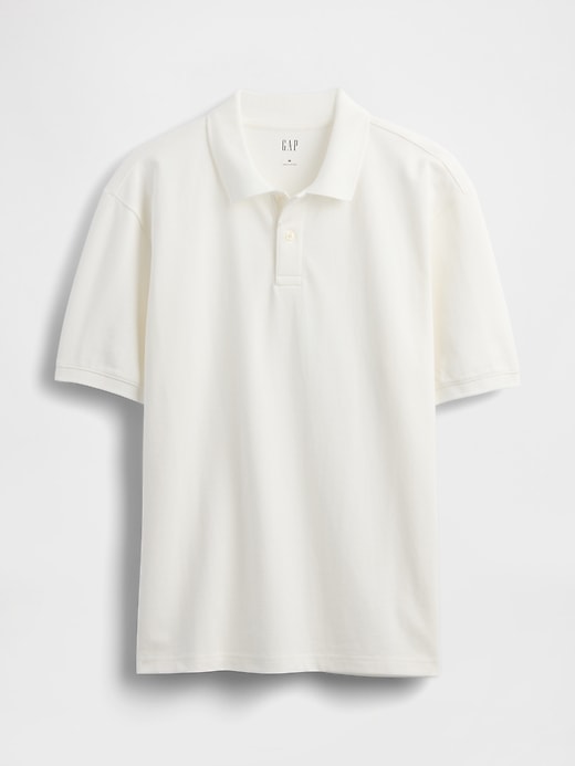 Image number 5 showing, Relaxed Pique Polo Shirt