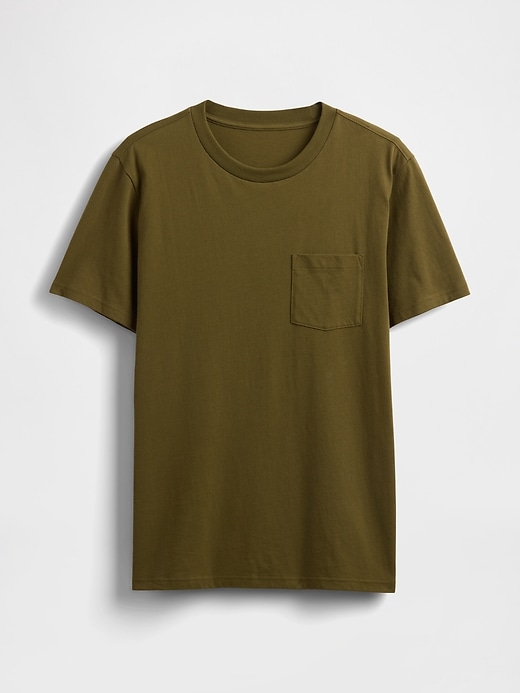 Image number 5 showing, Organic Cotton Pocket T-Shirt
