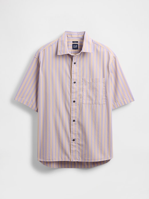 Image number 5 showing, Organic Cotton Oversized Poplin Shirt