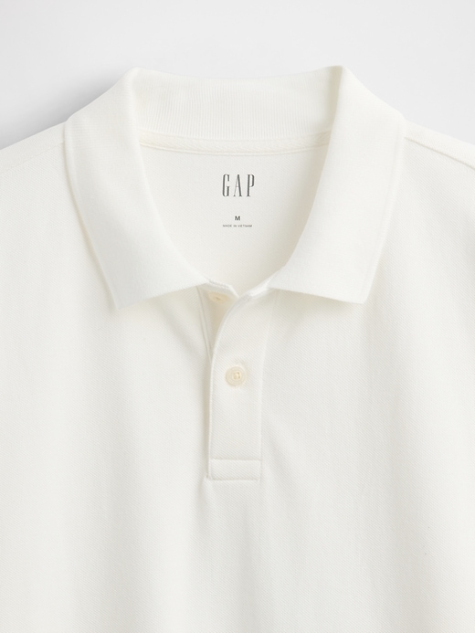 Image number 4 showing, Relaxed Pique Polo Shirt