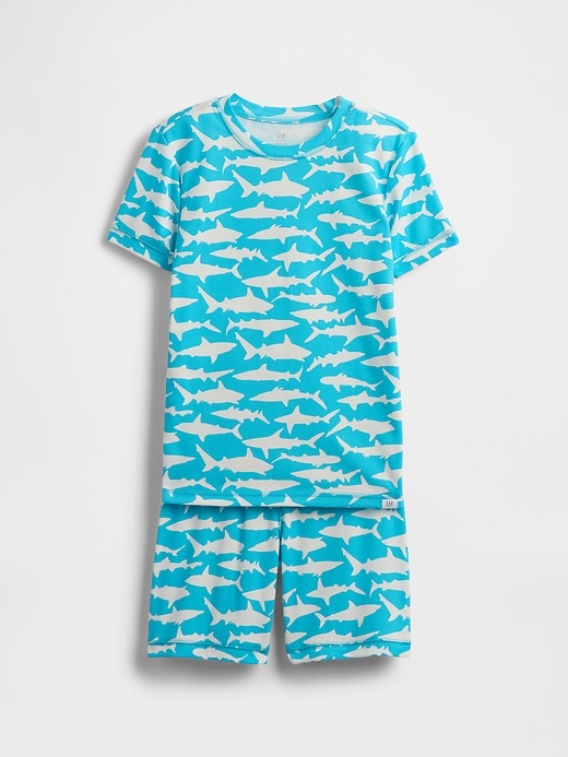 Image number 1 showing, Kids Organic Brushed Cotton PJ Set