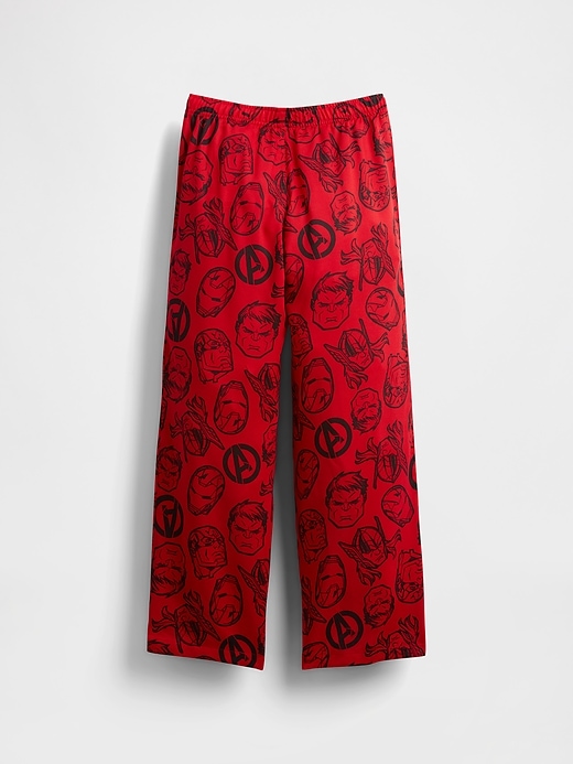 Image number 2 showing, Kids Marvel Recycled Flannel PJ Pants