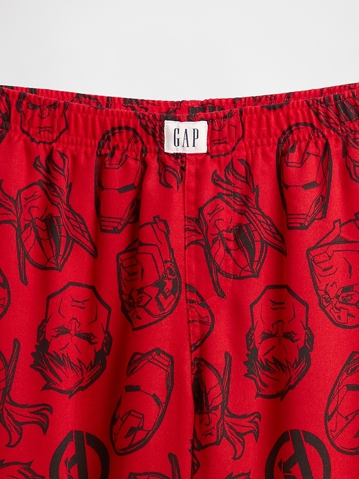 Image number 3 showing, Kids Marvel Recycled Flannel PJ Pants