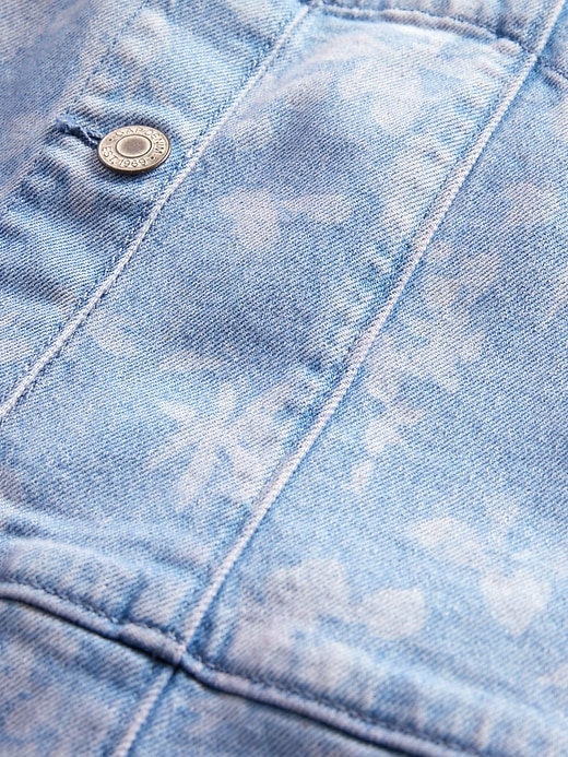 Image number 4 showing, Kids Denim Floral Dress