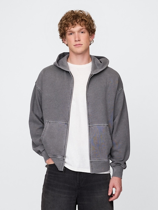 Image number 1 showing, Heavyweight Oversized Zip Hoodie