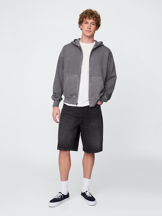 Image number 2 showing, Heavyweight Oversized Zip Hoodie