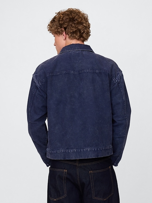 Image number 3 showing, Canvas Moto Jacket