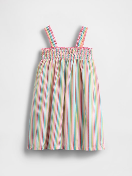 Image number 3 showing, Baby & Toddler Smocked Poplin Dress