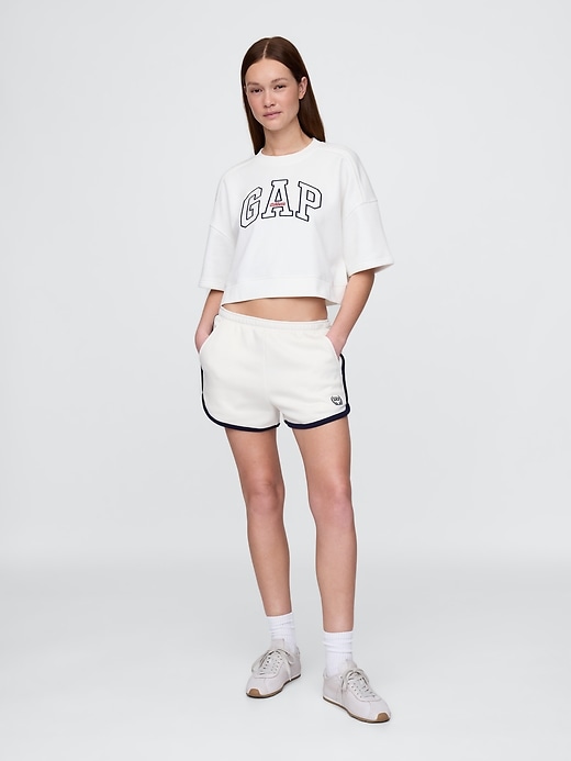 Image number 1 showing, VintageSoft Gap Logo Dolphin Sweat Shorts