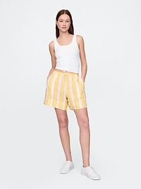 100% Linen Easy Shorts