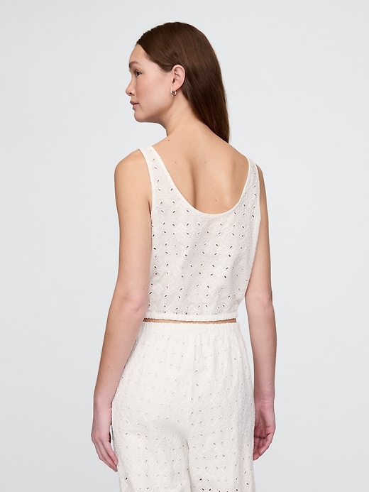 Image number 3 showing, Cinched-Hem Cropped Top