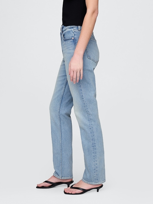 Image number 3 showing, Curvy High Rise '90s Straight Jeans