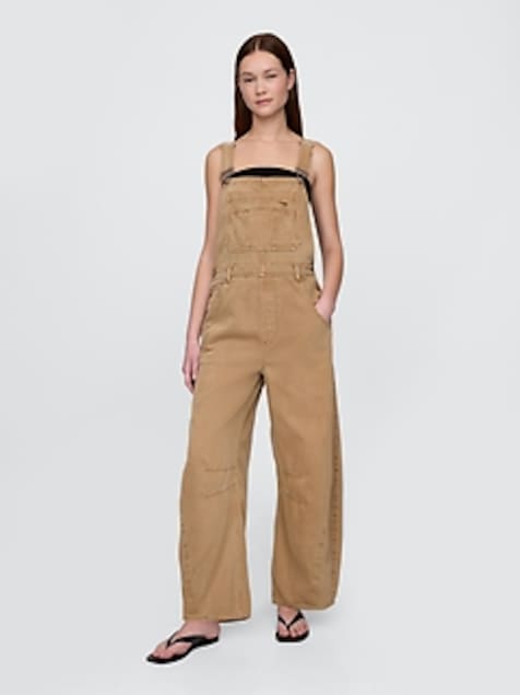 UltraSoft Denim Horseshoe Overalls