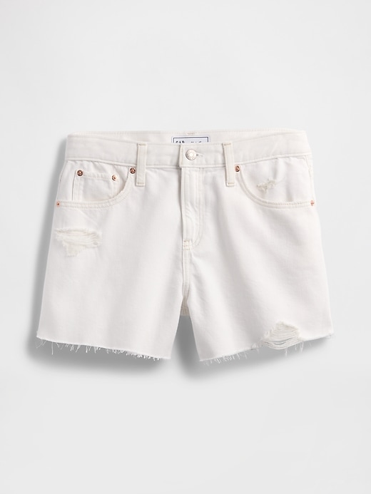 Image number 6 showing, 4" Mid Rise UltraSoft Relaxed Cutoff Shorts