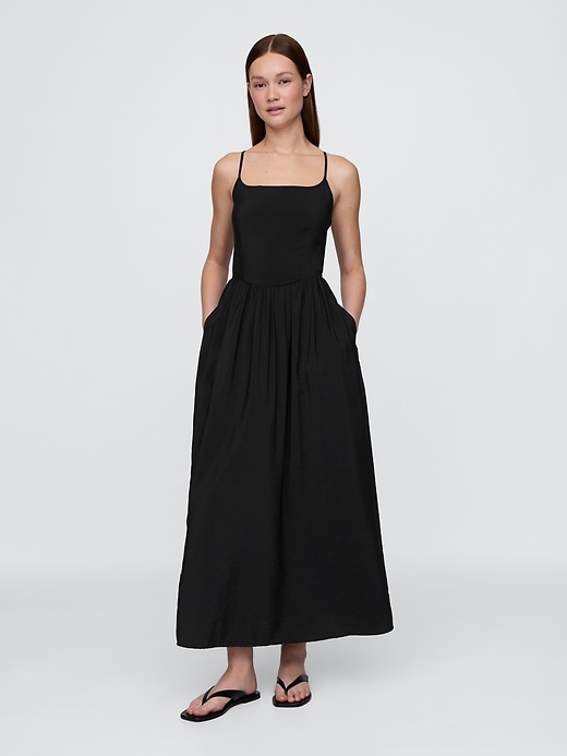 Image number 1 showing, Drop-Waist Maxi Dress