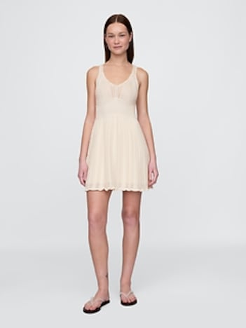 Crochet Mini Dress
