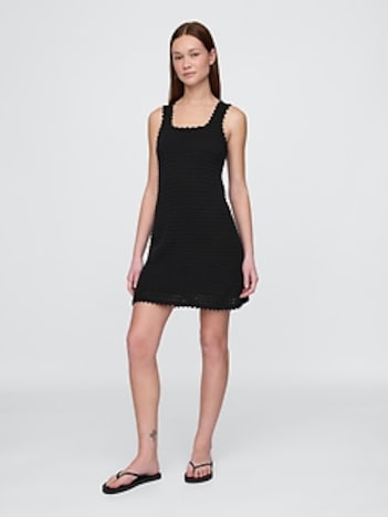 Crochet Mini Dress