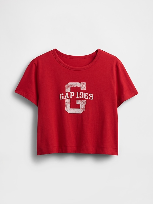 Image number 4 showing, Organic Cotton VintageSoft Cropped T-Shirt