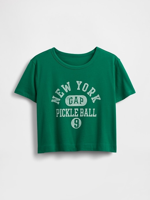 Image number 4 showing, Organic Cotton VintageSoft Cropped T-Shirt