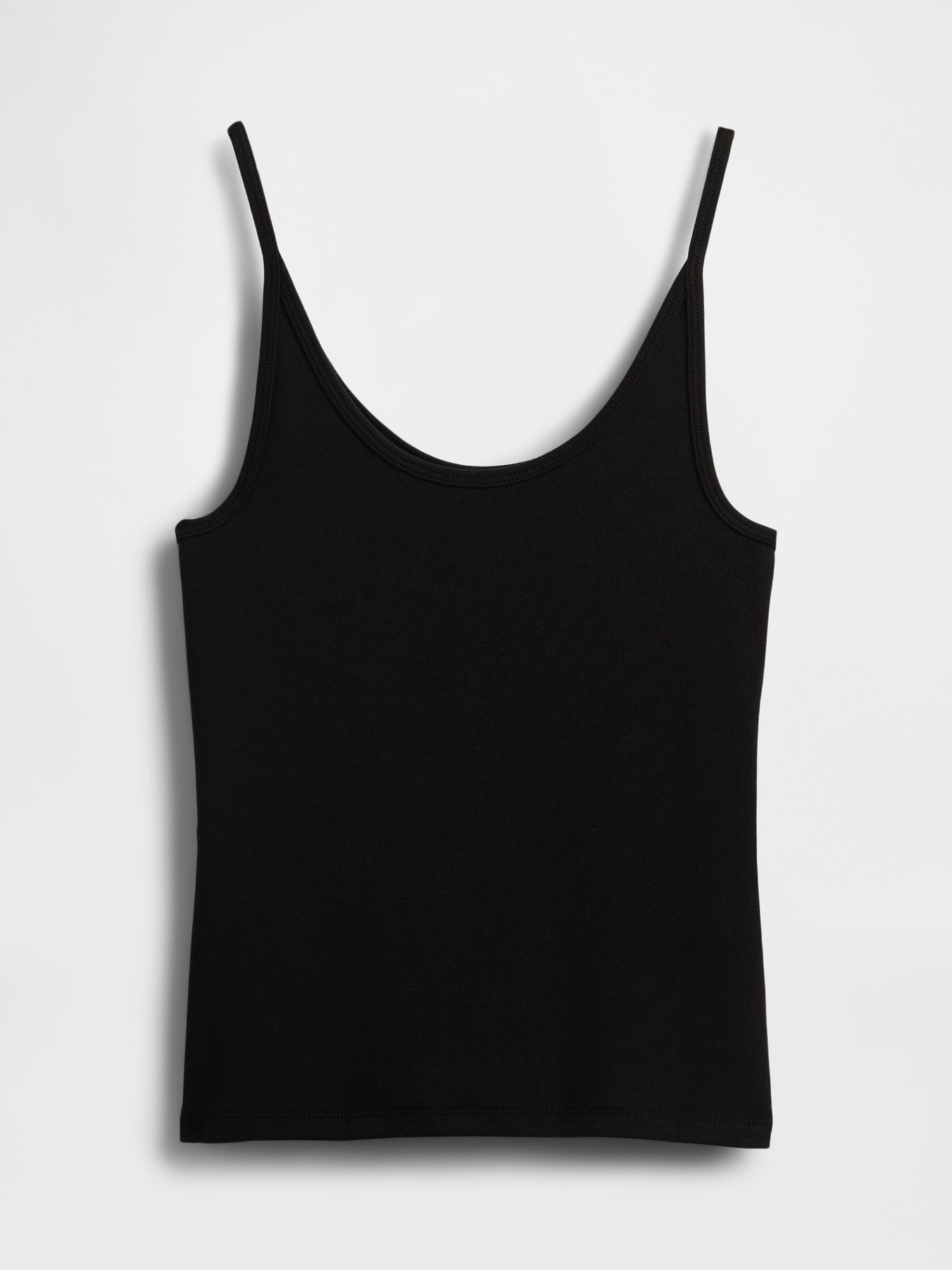 Женский топ Gap Modern Crop Cami, цвет: Чёрный — фото 3