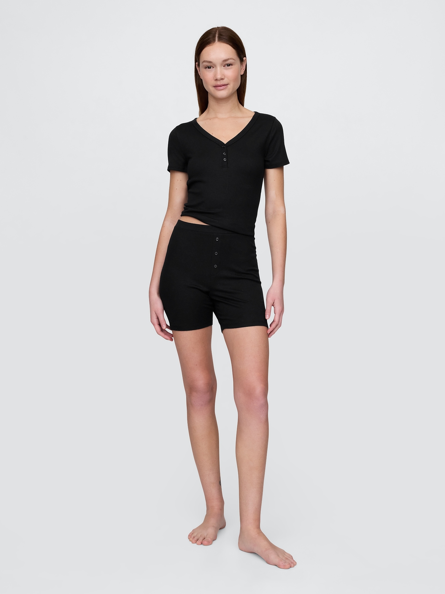 Gap Mini Rib Pj Shorts