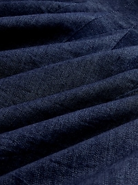 GapStudio Pleated Denim Mini Skirt