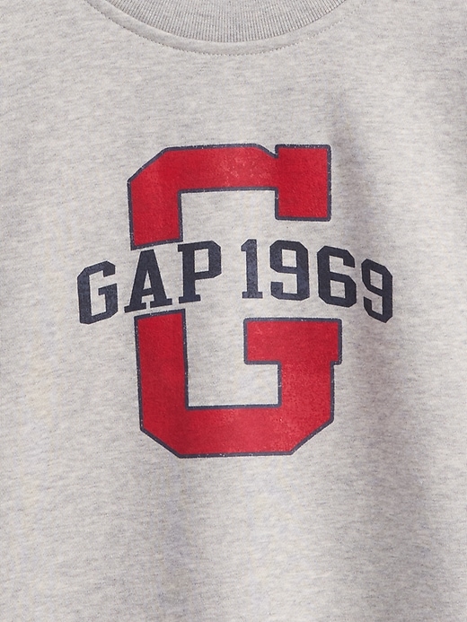 Image number 4 showing, VintageSoft Cropped Elbow-Sleeve Sweatshirt