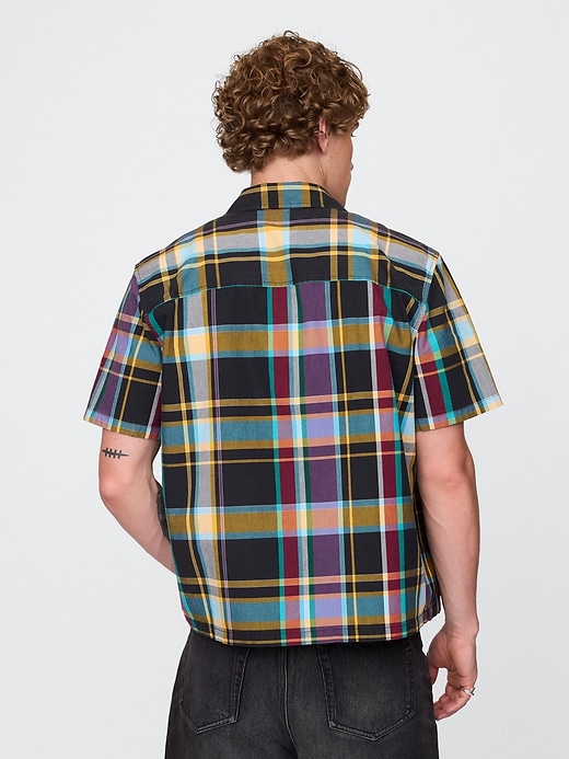 Image number 3 showing, Mixed Plaid Oxford Shirt