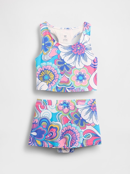 Image number 1 showing, Kids Tankini & Skort Swim Set