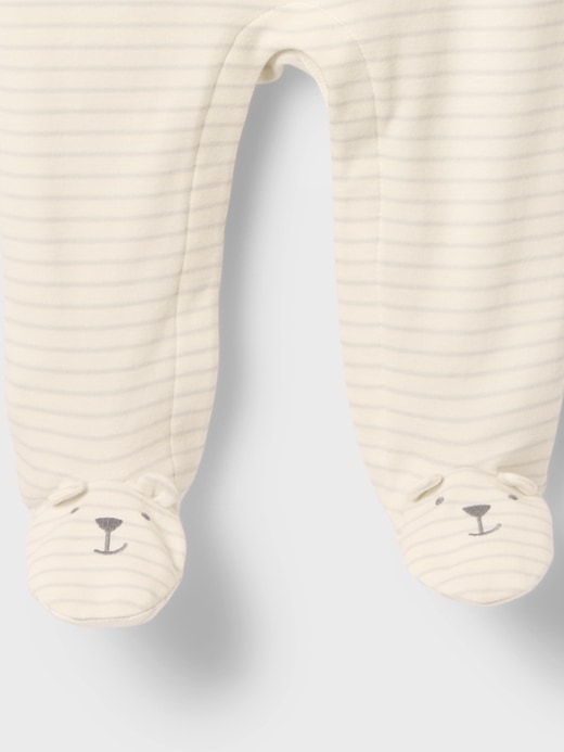 Image number 3 showing, Baby First Favorites Supima® Footed One-Piece