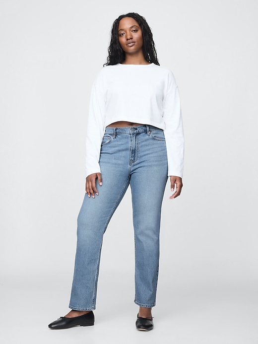 Image number 6 showing, High Rise ’90s Straight Jeans