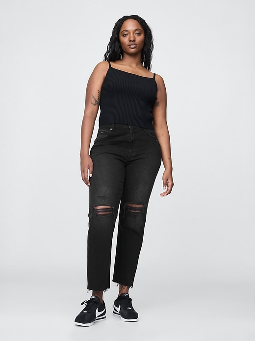 Image number 6 showing, High Rise Cheeky Straight Jeans
