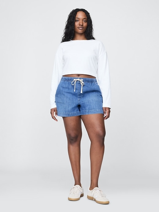 Image number 6 showing, Easy Denim Shorts
