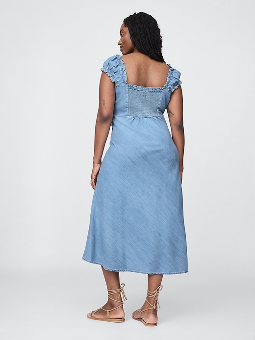 Image number 6 showing, Denim Maxi Dress