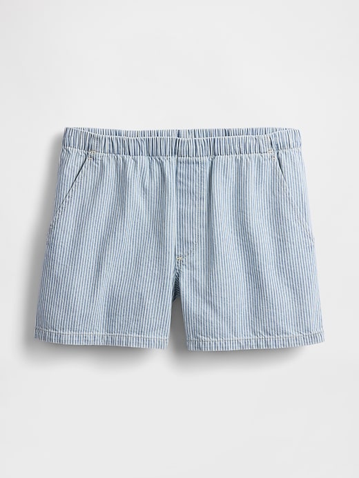 Image number 8 showing, Mid Rise Easy Denim Boxer Shorts