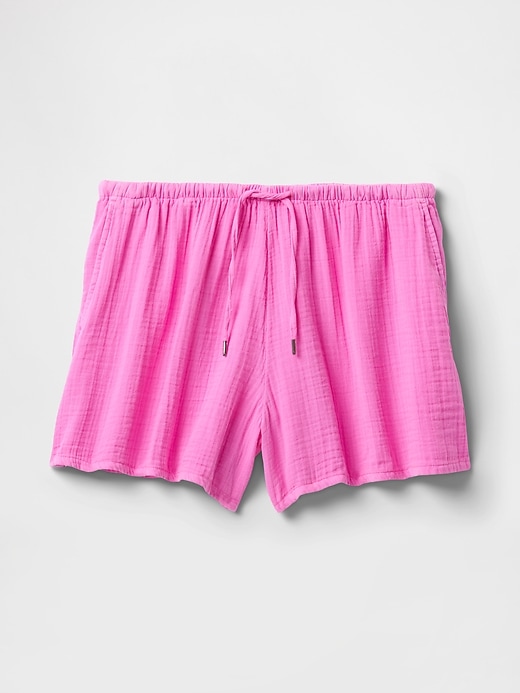 Image number 7 showing, Crinkle Gauze Easy Shorts