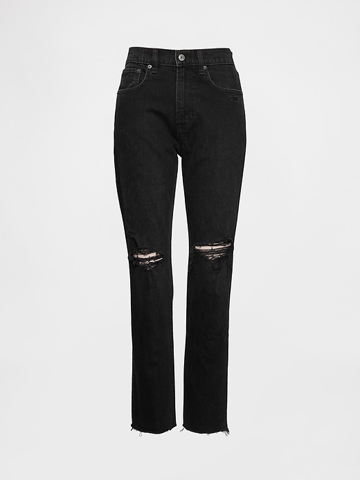 Image number 8 showing, High Rise Cheeky Straight Jeans