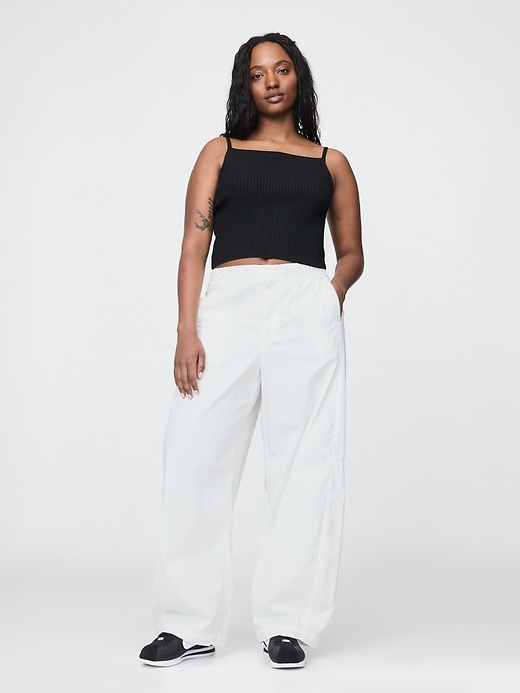 Image number 5 showing, Low Rise Barrel Parachute Pants