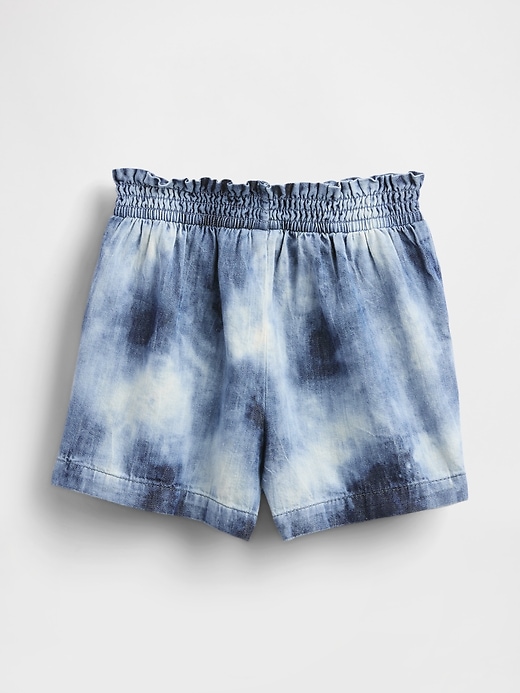 Image number 3 showing, Baby & Toddler Denim Pull-On Shorts