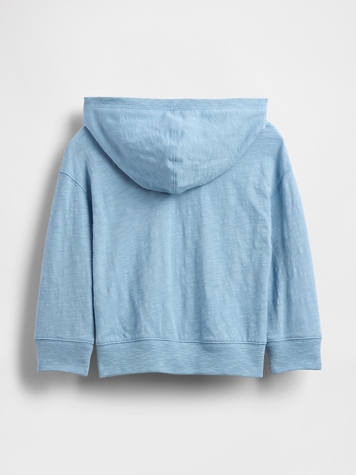 Image number 3 showing, Baby & Toddler Organic Cotton Hooded T-Shirt