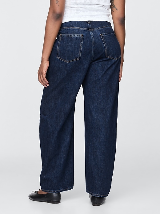 Image number 6 showing, Curvy High Rise Barrel Jeans