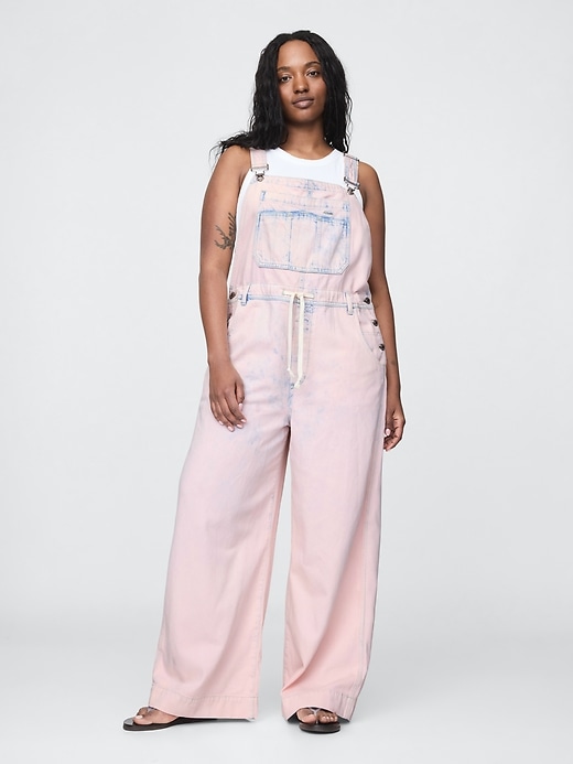 Image number 5 showing, UltraSoft Denim Baggy Overalls